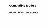 Driver Left Side Door Window Door Glass Compatible with Cadillac CTS / CTS-V 2-Door Coupe 2011-2015 Models