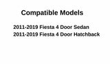 Driver Left Side Front Door Window Door Glass Compatible with Ford Fiesta 2011-2019 Models