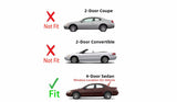 Heated Back Window Back Glass Compatible with Chrysler Sebring/Dodge Stratus 2001-2006 4 Door Sedan Models