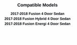 Heated Back Window Back Glass Compatible with Ford Fusion 2017-2018 Models