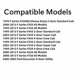 Passenger Right Side Front Door Window Door Glass Compatible with Ford F250/F350/F450/F550/F650/F750 1999-2012 Models (Not for F250LD Light Duty) / Excursion 2000-2005
