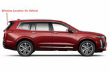 Back Tailgate Window Back Glass Heated Privacy Compatible with Cadillac XT6 2020-2025 Models