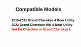 Laminated Driver Left Side Rear Door Window Door Glass Compatible with Jeep Grand Cherokee 2015-2021 Grand Cherokee WK 2022 Models (Not For Cherokee, or Grand Cherokee L)