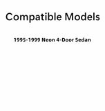 Driver Left Side Front Door Window Glass Compatible with Dodge Neon/Plymouth Neon 4 Door Sedan 1995-1999 Models