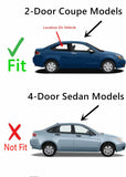 Passenger Right Side Rear Quarter Glass Quarter Window Compatible with Ford Focus 2 Door Coupe 2008-2011 Models