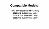 Heated Back Tailgate Window Back Glass Compatible with Mercedes Benz GL320 GL350 GL450 GL550 2007-2012 Models