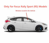 Passenger Right Side Front Door Window Door Glass Compatible with Ford Focus Rally Sport 2016-2018 Models