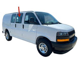 Stationary Passenger Right Side Front Hinged Door Window Door Glass Compatible with Chevrolet Express/GMC Savana 2003-2025 Models