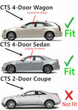 Driver Left Side Front Door Window Door Glass Compatible with Cadillac CTS 4 Door Sedan 2008-2013 Models/4 Door Wagon 2010-2014 Models