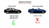 Heated Back Window Back Glass Compatible with Lexus IS250 2006-2013 / IS350 2006-2013 / IS-F 2008-2014 4 Door Sedan Models