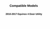 OEM Tempered Driver Left Side Quarter Window Quarter Glass Compatible with Chevrolet Equinox 2010-2017 Models