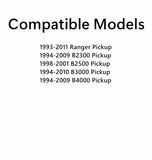 Driver Left Side Door Window Door Glass Compatible with Ford Ranger Pickup 1993-2011 / Mazda B3000 B4000 B2500 B2300 Pickup 1994-2010 Models