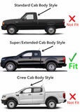 Driver Left Side Quarter Window Quarter Glass Compatible with Ford Ranger Pickup 2 Door Super Cab 2019-2023 Models