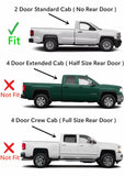 Passenger Right Side Door Window Door Glass Compatible with Chevrolet Silverado GMC Sierra 1500 2014-2018/2500 3500 2015-2019 2-Door Standard Cab Pickup Only (Not For 4-Door Models)