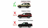 Driver Left Side Door Window Door Glass Compatible with Ford Explorer 2 Door Utility 1995-2003 Models