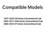 Driver Left Side Front Door Window Door Glass Compatible with Volvo VHD 2002-2014 Models/ VN-Series 1997-2024 Models/ VT 2006-2010 Models