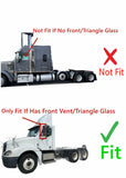 Front Door Window Door Glass Compatible with Freightliner Coronado / Columbia / 122SD Conventional Cab 2001-2022 With Vent Models