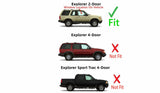 Passenger Right Side Door Window Door Glass Compatible with Ford Explorer 2 Door Utility 1995-2003 Models