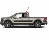 OE Driver Left Side Rear Door Window Door Glass Compatible with Ford F150 2015-2020 / F250 F350 F450 F550 2017-2022 Super Cab/Extended Cab Pickups Models