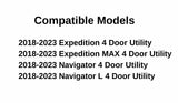 Laminated Passenger Right Side Front Door Window Door Glass Compatible with Ford Expedition/Lincoln Navigator 2018-2023 Models