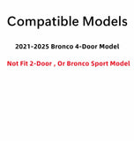 OEM Tempered Driver Left Side Quarter Window Quarter Glass Compatible with Ford Bronco 2021-2025 4 Door Models