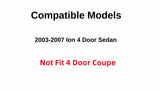 Passenger Right Side Front Door Window Door Glass Compatible with Saturn Ion 4 Door Sedan 2003-2007 Models
