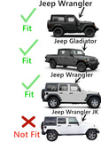 Tempered Passenger Right Side Front Door Window Door Glass Compatible with Jeep Wrangler 2018-2026 / Gladiator 2020-2026 Models