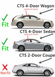 Passenger Right Side Rear Door Window Door Glass Compatible with Cadillac CTS 4 Door Sedan 2008-2013 Models/4 Door Wagon 2010-2014 Models