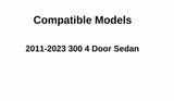 Driver Left Side Rear Door Window Door Glass Compatible with Chrysler 300 2011-2023 Models