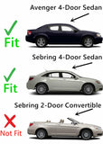 Passenger Right Side Front Door Window Door Glass Compatible with Chrysler Sebring/Dodge Avenger 2007-2010 Models