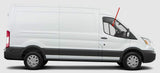 Passenger Right Side Front Door Window Door Glass Compatible with Ford Transit 110.2" High-Roof 100.8" Mid-Roof Van 2015-2026 Models (Not for Transit Connect or Low-Roof Transit)