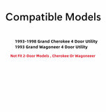 Passenger Right Side Front Door Window Door Glass Compatible with Jeep Grand Cherokee 1993-1998 / Grand Wagoneer 1993 Models