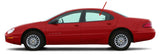 Driver Left Side Rear Door Window Door Glass Compatible with Chrysler Concorde 1998-2000 /Chrysler 300 1999-2000 /Chrysler LHS 1999-2000 Models