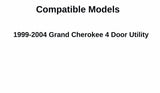 Heated Back Tailgate Window Back Glass Compatible with Jeep Grand Cherokee 1999-2004 Models