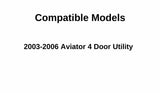 Laminated Driver Side Side Front Door Window Door Glass Compatible with Lincoln Aviator 2003-2006 Models