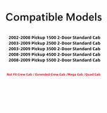 Driver Left Side Door Window Door Glass Compatible with Dodge Ram Pickup 2 Door Standard Cab 1500 2002-2008 Models/ 2500 3500 4500 5500 2003-2009 Models