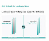 Driver Left Side Front Door Window Door Glass Laminated Compatible with Buick Lacrosse 4 Door Sedan 2005-2009 Models