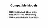 Heated Back Tailgate Window Back Glass Compatible with GMC Acadia 2013-2016 Models/Acadia Limited 2017 Models/Saturn Outlook 2007-2010 Models