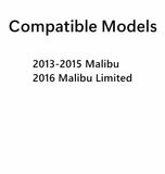 Heated Back Window Back Glass Compatible with Chevrolet Malibu 2013-2015/Malibu Limited 2016 4 Door Sedan Models