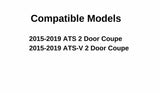 Heated Back Window Back Glass Compatible with Cadillac ATS/Cadillac ATS-V 2015-2019 2 Door Coupe Models