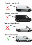 Back Window Back Glass Driver Left Side Compatible with Ford Transit Connect 2014-2023 Models