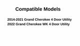 Heated Back Tailgate Window Back Glass Compatible with Jeep Grand Cherokee 2014-2021 Grand Cherokee WK 2022 Models