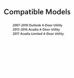 Passenger Right Side Quarter Window Quarter Glass Compatible with GMC Acadia 2013-2016 / Arcadia Limited 2017 / Saturn Outlook 2007-2010 Models