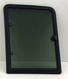 Movable Passenger Right Side Quarter Window Quarter GlassW/Frame & Latch Compatible with Chevrolet/GMC Pickup C1500 K1500 1988-1999 / C2500 K2500 C3500 K3500 1988-2000 2-Door Extended Cab Models