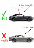 Passenger Right Side Door Window Door Glass Compatible with Ford Mustang 2-Door Convertible 2015-2023 Models