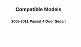 Heated Back Window Back Glass Compatible with Volkswagen Passat 4 Door Sedan 2006-2011 Models