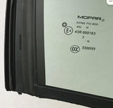 OEM Passenger Right Side Rear Vent Window Vent Glass Compatible with Dodge Charger 2011-2023 Models