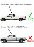 Movable Style Driver Left Side Quarter Window Glass With Frame & Latch Compatible with Chevrolet/GMC Pickup C1500 K1500 1988-1999 / C2500 K2500 C3500 K3500 1988-2000 2-Door Extended Cab Models
