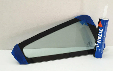 Passenger Right Side Quarter Glass Quarter Window Compatible with Ford Mustang 2 Door Coupe 2010-2014 Models