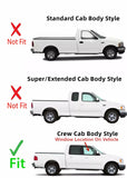 Passenger Right Side Front Door Window Door Glass Compatible with Ford F150 4 Door Crew Cab 2001-2003 Models